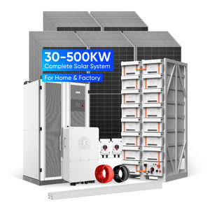 Système d'énergie solaire hybride Sunevo certifié CE IEC 30 kW 50 kW 100 kW 200 kW 500 kW, personnalisable pour usage industriel et commercial - Product Image 1