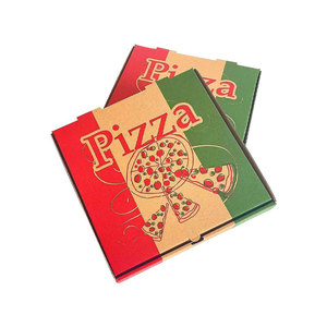Manufactures Wholesale Price Carton Pizza Box Custom Logo Printed Corrugated Paper Packaging