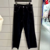 Nouveaux Jeans 2026 pour Hommes et Filles, Marque Tendance avec LOGO, pour Étudiants, Campus, Extérieur, Décontracté, Bleu et Noir