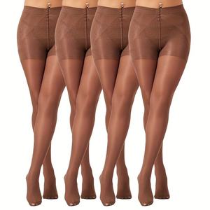 <span class=keywords><strong>Calze</strong></span> Collant Donna Trasparenti Morbide Elasticizzate Taglie Forti con Controllo Pancia in Nylon 40D - Offerta Speciale - Product Image 3