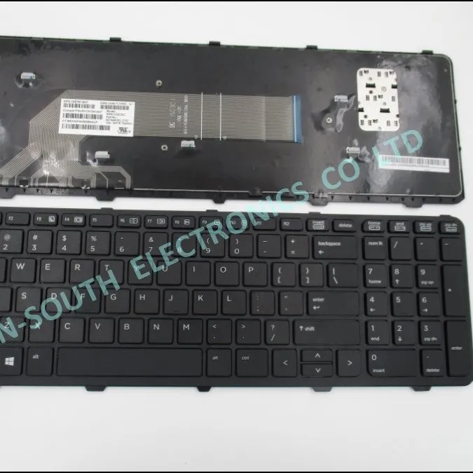 Genuine nuova tastiera del computer portatile per hp probook 450 455 470 g2 con telaio 768787-001 US nero