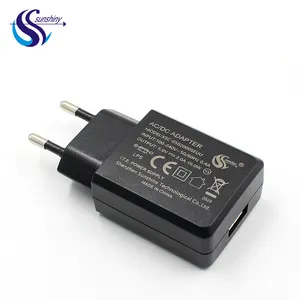 Spina di UE 10w 12w 5V 100ma 800ma 1000ma 2a 2.4a usb adattatore di potere del caricatore