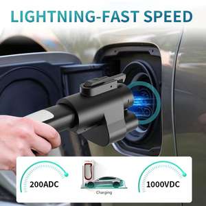 Adaptateur de charge EV NACS vers CCS1 pour Tesla Model 3 Y S <span class=keywords><strong>Ford</strong></span> Mustang <span class=keywords><strong>Mach</strong></span> E GM EVs sur Supercharger Tesla IP65 Extérieur Portable AC - Product Image 4