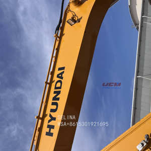 Excavadoras Hyundai de segunda mano de 22 toneladas, maquinaria de construcción de orugas hidráulicas, excavadora grande Hyundai220 usada, gran venta caliente - Product Image 6