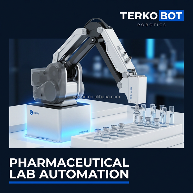 TEPKOBOT MG400 4-Axis Desktop Robotic Arm 440mm Reach Lab Automation Liquid Handling Cobot Collaborative Desktop Robot Arm