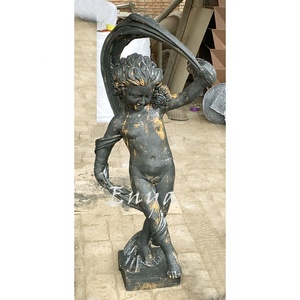 Escultura de Arte de Hierro Fundido Antigua de Tamaño Real de una Chica Joven Desnuda Bailando para Decoración de Jardín al Aire Libre al por Mayor - Product Image 2