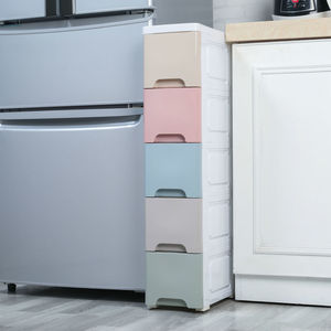 <strong>18</strong> 25 CM Plastic Transparent Storage Cabinets <strong>Organizer</strong> With 3/4/5/6/7 <strong>Drawers</strong> Gap 4-layer Kitchen <strong>Drawer</strong> Cabinet - Product Image 3