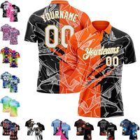 Maillot de golf et de bowling personnalisé unisexe 100 % polyester à séchage rapide, impression par sublimation, uniformes d'équipe personnalisés pour hommes, femmes et jeunes