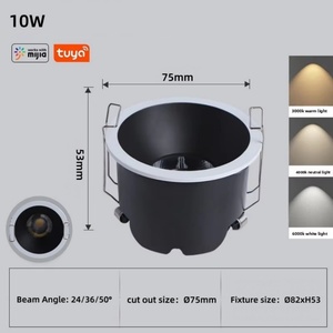 ไฟสปอตไลท์ LED แบบฝัง ป้องกันแสงสะท้อน ปรับความสว่างได้ สำหรับสำนักงานและห้องนั่งเล่น - Product Image 5