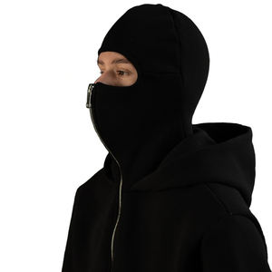 Alta calidad 450 Gsm Heavyweight Balaclava Hoodies Streetwear Logotipo personalizado Full Face Zip Hoodies Sudaderas Fabricante - Product Image 4