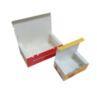 Cajas para Pollo Frito con Logotipo Personalizado al por Mayor, Caja para Alas de Pollo, Cajas de Empaque para Comida Rápida para Llevar