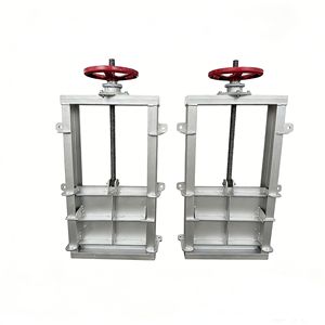 Válvula Industrial de Baja Presión Tipo Canal, Compuertas de Desagüe Montadas en la Pared, Proveedor de Compuertas de Desagüe Penstock, Válvula de Control de Agua - Product Image 1