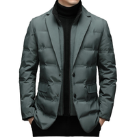 Veste imperméable et respirante pour homme de qualité supérieure, nouvelle arrivée 2023, style décontracté chic, col classique, 90% duvet d'oie et de canard, garde au chaud