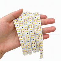 Bande lumineuse LED SMD 24V 2835, 240 LED/M, double rangée, 10 mm, flexible, découpable, PCB blanc, 5 m/rouleau