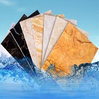 Haute Qualité Transparent blanc glace Onyx Translucide Faux Marbre Onyx Pierre Panneaux Pour TV Mur Intérieur Extérieur Décoratif