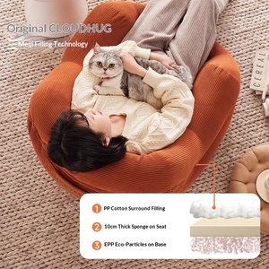 Sillón Puff Suave, Sofá Individual Reclinable, Asiento Ultra Cómodo para Descanso y Sueño en Dormitorio, Balcón e Interiores - Product Image 3