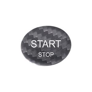 ES N-BZ-088 per <span class=keywords><strong>Peugeot</strong></span> 408 308S 508 C4L interruttore Start Stop Cover per pulsante in fibra di carbonio adesivi - Product Image 1