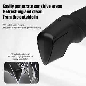 Cortadora de pelo eléctrica inalámbrica multifuncional 3 en 1 resistente al agua IPX5 con cuchilla afilada <span class=keywords><strong>para</strong></span> <span class=keywords><strong>piel</strong></span> <span class=keywords><strong>sensible</strong></span> <span class=keywords><strong>para</strong></span> hombres - Product Image 4