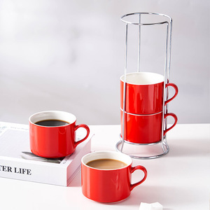 Mini tasse à expresso en céramique 3oz personnalisée minuscule sublimation imprimée avec poignée pour un usage quotidien ou les fêtes - Product Image 4