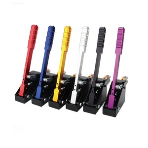 Systèmes de freinage automatique AOSU, <span class=keywords><strong>frein</strong></span> à <span class=keywords><strong>main</strong></span> <span class=keywords><strong>hydraulique</strong></span> réglable en aluminium noir, <span class=keywords><strong>cylindre</strong></span> maître de 0,7 pouces pour voitures de course universelles - Product Image 1