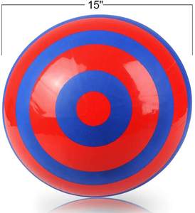 充气艺术创意条纹游乐场球为儿童后院公园和海滩户外乐趣 - Product Image 3