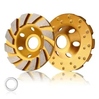 Disque diamanté turbo robuste de 100 mm (4 pouces) à 12 segments pour meuleuse d'angle, idéal pour le béton, la pierre, la céramique et le métal