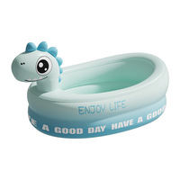 Nouvelle piscine gonflable en PVC pour enfants, portable, épaissie, pour extérieur, baignoire pour bébé, piscine à jets d'eau en forme d'animal, jouet - Vente en gros