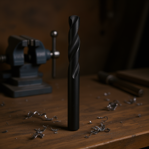 Broca Helicoidal HSS de 4.8mm, 86mm de Longitud, Serie Corta Negra - Product Image 3