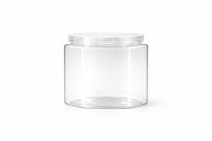 Bocaux en plastique transparent à paroi épaisse de 500 ml avec couvercle inviolable pour l'emballage de beurre de cacahuète, de sauce, de collations et de bonbons - Product Image 4