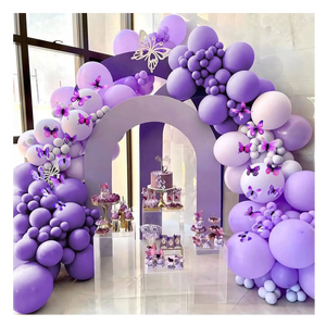 Kit <span class=keywords><strong>de</strong></span> guirlande <span class=keywords><strong>de</strong></span> ballons papillon violet pastel, 130 pièces, <span class=keywords><strong>pour</strong></span> mariage <span class=keywords><strong>de</strong></span> <span class=keywords><strong>princesse</strong></span>, baby shower, <span class=keywords><strong>anniversaire</strong></span>, décorations <span class=keywords><strong>de</strong></span> soirée - Product Image 1