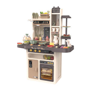 Juego de Cocina Grande de Juguete para Niñas con Vaporizador de Huevos y Rociador de Agua Realista - Product Image 1