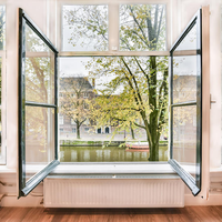 Solutions de fenêtres en acier inoxydable et en alliage d'aluminium sur mesure, préfabriquées, économiques en énergie, isolantes thermiquement et insonorisées