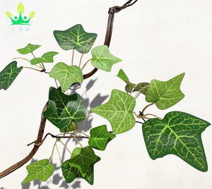 Vignes d'arbre en rotin artificiel avec feuilles grimpantes branches de <span class=keywords><strong>lierre</strong></span> guirlande de vignes pour la maison jardin paysage tenture murale décor - Product Image 5