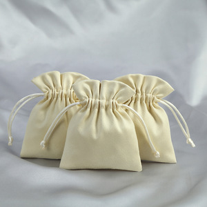 Bolsas de franela con cordón para joyería, 8x10cm, 15x20cm, rectangulares, para almacenamiento, embalaje de regalo, para anillos, organizador de baterías externas - Product Image 1