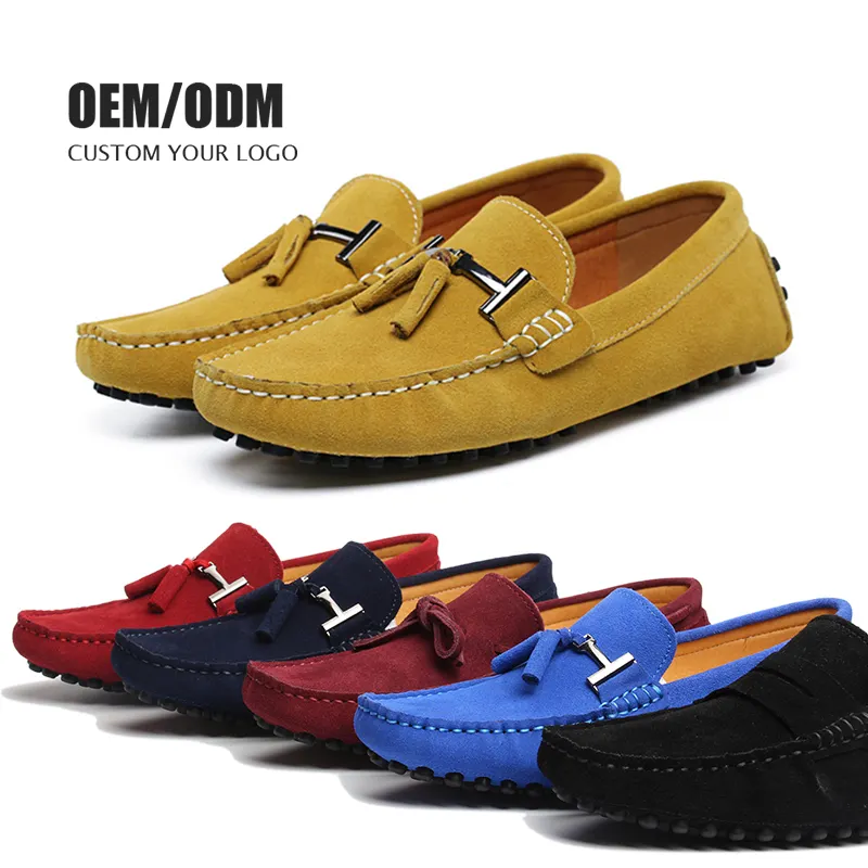Best Seller Men's Dress Loafers Flat Shoes Moccasin Casual Loafers Lazy Driving Boat Peas Men's Dress Shoes Custom Men Shoes