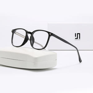 Elegantes Gafas Rectangulares TR90 para Mujer con Lentes de PC Anti-luz Azul, Montura Ancha para Rostros Redondos, Lentes Planas, Hechas en Taizhou - Product Image 2