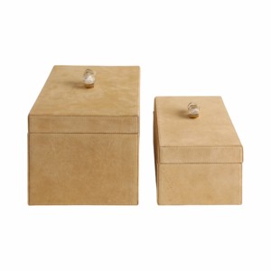 Set di Scatole Decorative con Manopola in Pietra per Gioielli e Oggetti Preziosi, Decorazione Classica per la Casa - Product Image 3