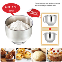 Mixeur sur socle mini 1000W 4.3L, vente en gros usine, 6 vitesses, faible bruit, mélangeur alimentaire électrique, logo personnalisé OEM, appareil de cuisine
