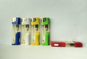 Nhà sản xuất trực tiếp điện tử nhẹ hơn cho điện tử sử dụng dùng một lần butan khí hút thuốc với ánh sáng LED - Product Image 3