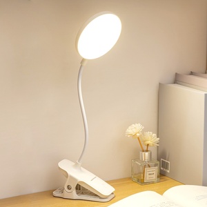 Lámpara de Escritorio LED Recargable YOLOMO con Clip, Luz de Lectura con 3 Niveles de Brillo, Interruptor Táctil, Lámpara de Lectura Flexible para Libros - Product Image 1
