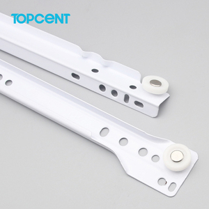 Glissière de <span class=keywords><strong>tiroir</strong></span> à roulement à billes à extension complète, blanche, moderne, avec revêtement en poudre, <span class=keywords><strong>pour</strong></span> cuisine, chambre et appartement - Product Image 1