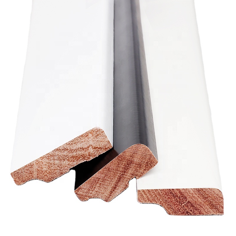 Деревянная плинтус, плинтус для ног, плинтус для внутренней отделки дома, плинтус в наличии, плинтус