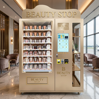 Distributeur automatique intelligent de cosmétiques et de produits de beauté avec écran tactile, pour la vente de cils, de perruques, de vernis à ongles et de coffrets cadeaux