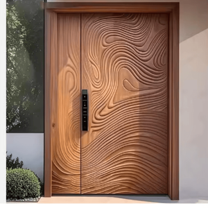 Pannello Murale Fonoassorbente <span class=keywords><strong>in</strong></span> MDF con Texture Ondulata 3D Intagliata, Lussuoso e Moderno, <span class=keywords><strong>per</strong></span> Decorazione d'Interni di Camere <span class=keywords><strong>da</strong></span> <span class=keywords><strong>Letto</strong></span> e Mobili - Product Image 6