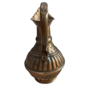 เหยือกด็อกราทองเหลืองทำมือ พร้อมหูจับ เหยือกเครื่องดื่มโลหะ มีฝาปิดและหูจับ คุณภาพพรีเมียม สำหรับตกแต่งโต๊ะอาหารที่บ้าน - Product Image 5