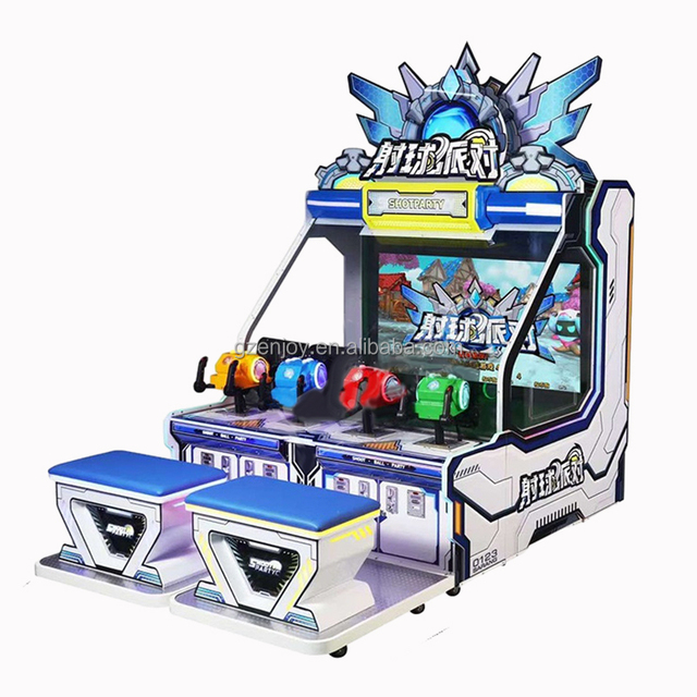 Shooting Arcade Game Machine for with Ticket Redemption for Amusement Centers Ball Shooting Video Game Spanish Metal
