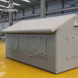 Tenda da Campeggio Gonfiabile in <span class=keywords><strong>PVC</strong></span> Personalizzata Grande con Una Camera da Letto, Impermeabile, per Quattro Stagioni, Casa d'Aria per Glamping Multi-Persona - Product Image 3
