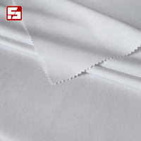 Tissu sergé extensible 150D Polyester Spandex Matériau textile personnalisé Doux pour la peau pour la confection de chemises Robes pour hommes