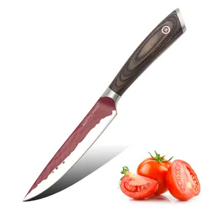 Kitchencare nhà máy Giá Trái cây dao không dính búa bán buôn cuchillos Gỗ Tiện ích dao