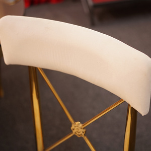 Sedia da Pranzo Moderna in Acciaio Inossidabile Dorato, Resistente e Romantica per Hotel, Matrimoni, Ristoranti, Feste, Eventi, Sale Banchetti e Esterni - Product Image 5